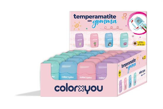 TEMPERAMATITE CON GOMMA COLORXYOU 24PZ 11081