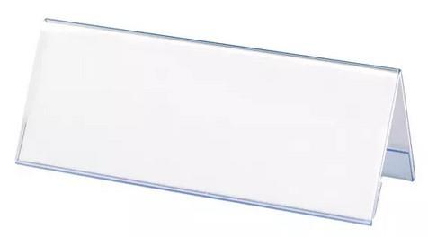 TARGHETTA PORTANOME DA TAVOLO LEBEZ 12X5CM  50976