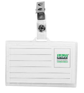 PORTABADGE SEMIRIGIDO C/CLIP 9X5,6CM LEBEZ 31-070-B