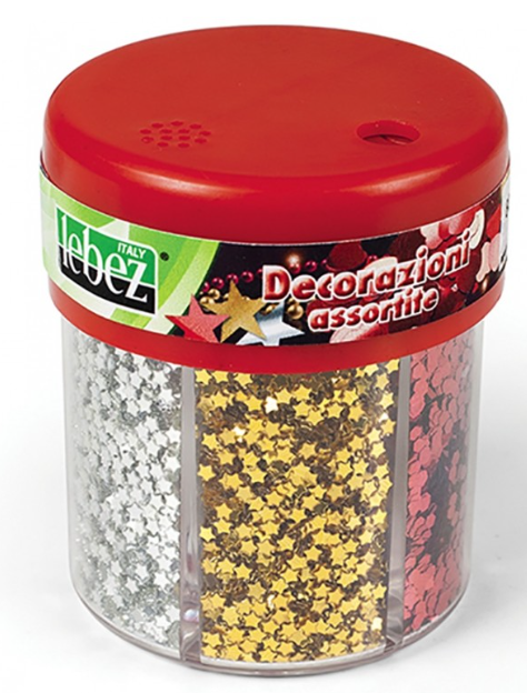 DECORAZIONI ASSORTITE LEBEZ DISPENSER 80GR           80724