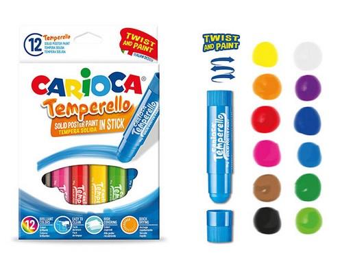 CARIOCA TEMPERELLO TEMPERE STICK DA 12PZ 42738 CARIOCA TEMPERELLO TEMPERE STICK DA 12PZ 42738
