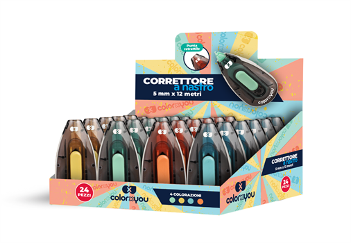 CORRETTORE A NASTRO 5MM*12 MT COLORXYOU   10972