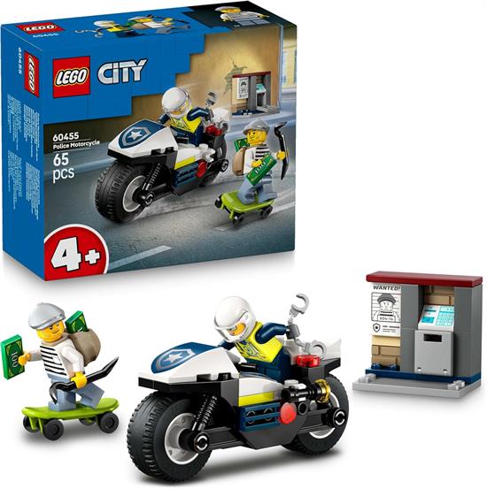 LEGO CITY INSEGUIMENTO MOTO POLIZIA 60455 LEGO CITY INSEGUIMENTO MOTO POLIZIA 60455