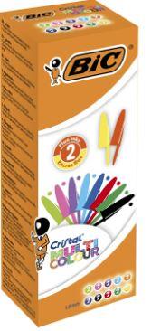 PENNA BIC CRISTAL MULTICOLOR STICK 926381 COLORI ASS. PENNA BIC CRISTAL MULTICOLOR STICK 926381 COLORI ASS.
