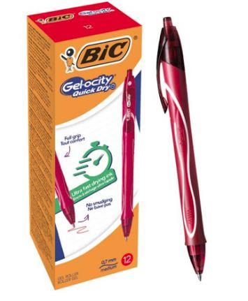 PENNA GEL A SCATTO BIC GELOCITY QUICK DRY 0,7MM ROSSA 949874 PENNA GEL A SCATTO BIC GELOCITY QUICK DRY 0,7MM ROSSA 949874