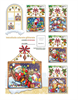 VETROFANIE NATALE COLORATE 30X37 GLITTER LEBEZ 81860