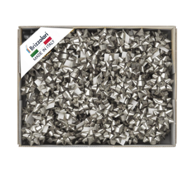 COCCARDE STELLA ADESIVE ARGENTO MM.6,5 100PZ 2970-100/04