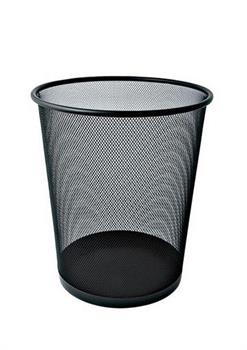 CESTINO IN METALLO TRAFORATO NERO 12,3 LT 16NIK015