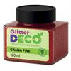 GLITTER GRANA FINE ROSSO 120ML      13398/03