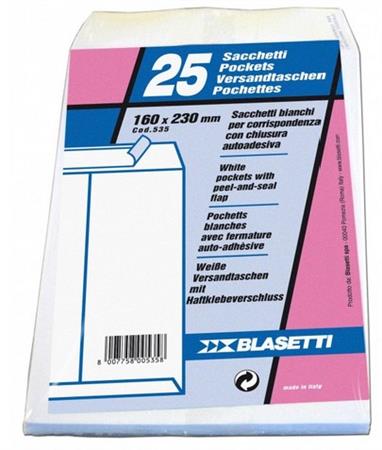BUSTA SACCO STRIP 16X23 535 25PZ  1405 AQ535TOP