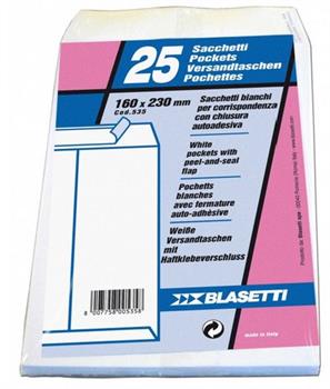 BUSTA SACCO STRIP 16X23 535 25PZ  1405 AQ535TOP