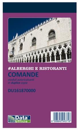 BLOCCO COMANDE 4 COPIE 17X10  2721