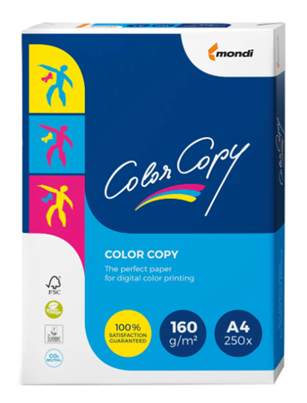 CARTA COLORCOPY 160GR A4 250FF      COLOR160/A4