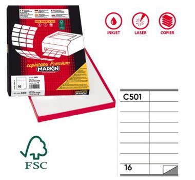 ETICHETTE ADESIVE MARKIN 105X36MM C501