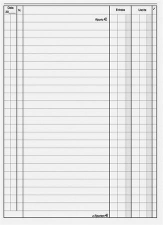 REGISTRO CASSA ENTRATE-USCITE 96PG   0914