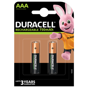 BATTERIE DURACELL RICARICABILI MINI STILO    AAA/2