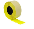 ROTOLO ETICHETTE 26X12 GIALLO FLUO CONF. 10 ROTOLI