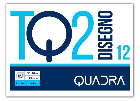 ALBUM BLOCCO TQ2 RIQUADRATO 33X48 12FF 110GR  4805
