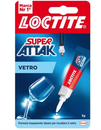 COLLA LOCTITE SUPER ATTACK VETRO    3GR. 2632280