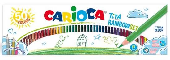 MATITE COLORATE TITA RAINBOW CARIOCA 50PZ   42990