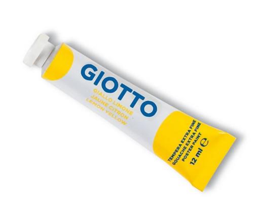 GIOTTO TUBETTI TEMPERA 12 ML GIALLO LIMONE 03 352003