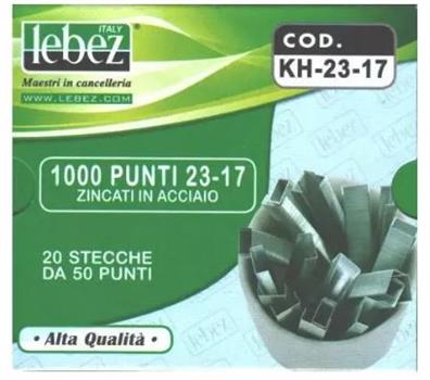 PUNTI CUCITRICE ALTI SPESSORI LEBEZ  KH-23-17