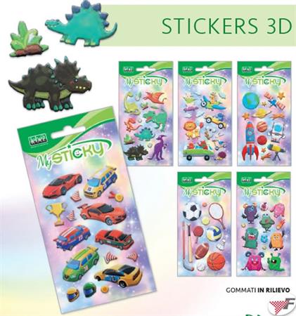 STICKERS 3D BIMBO BOY  A915