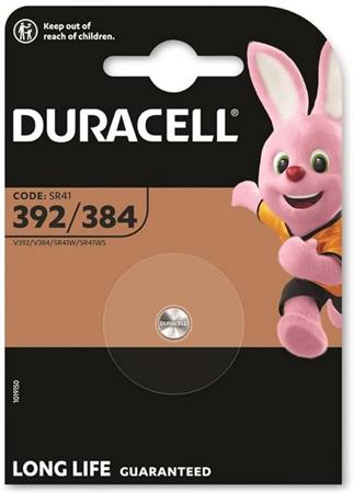 BATTERIE DURACELL SILVER OXIDE SR41  392/384