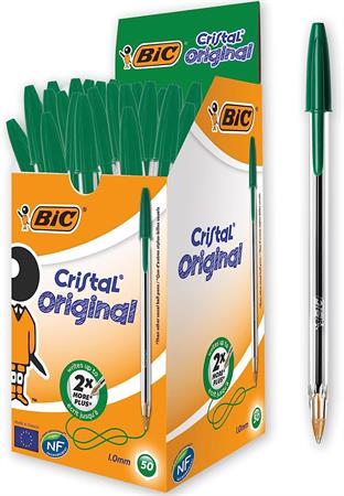 PENNA BIC CRISTAL VERDE 50PZ   8373629