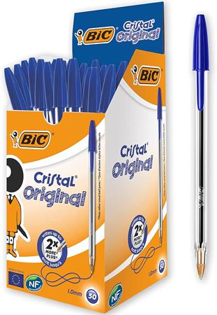 PENNA BIC CRISTAL BLU 50PZ   373609