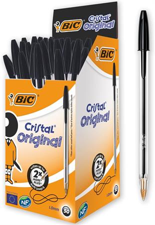 PENNA BIC CRISTAL NERO 50PZ  8373639