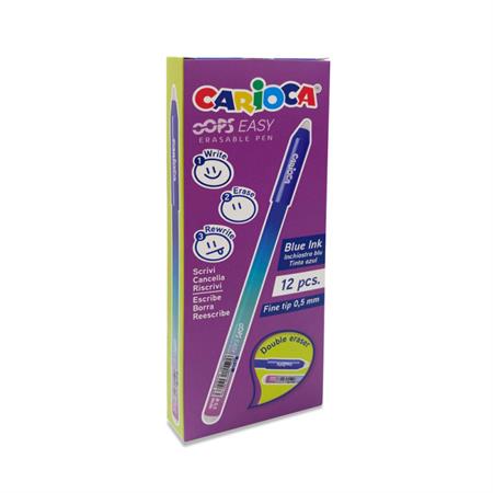 PENNA CARIOCA OOPS EASY CANCELLABILE BLU    43500/02