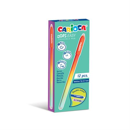 PENNA CARIOCA OOPS EASY CANCELLABILE ROSSO  43500/03