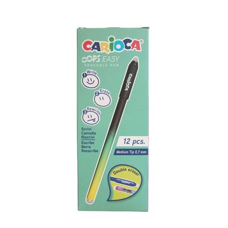 PENNA CARIOCA OOPS EASY CANCELLABILE NERO   43500/01