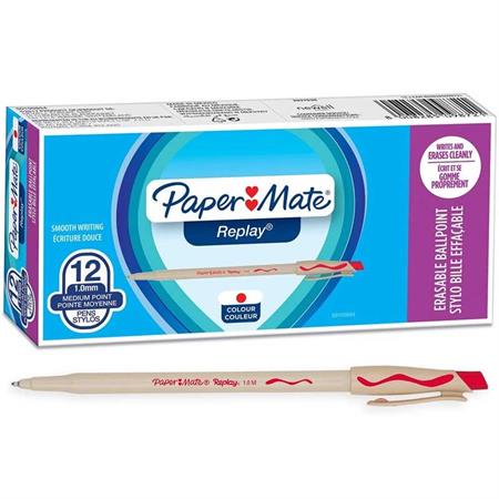 PENNA PAPERMATE CANCELLABILE REPLAY ROSSA 1MM 190804  2109258