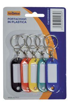 PORTACHIAVI C/TARGHETTA 5PZ. NIKOFFICE 03NIK006/1