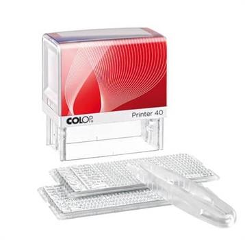 TIMBRO PRINTER COLOP 40 23X59MM NERO  PR40G7