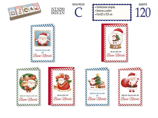 BIGLIETTI DI NATALE 9X14 ASS.       NT9290