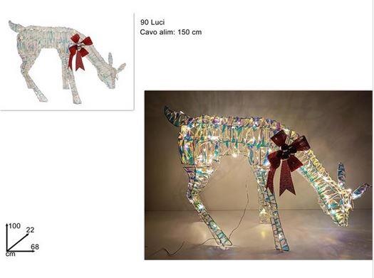 RENNA RAINBOW CON LUCI CM.100 DUE ESSE