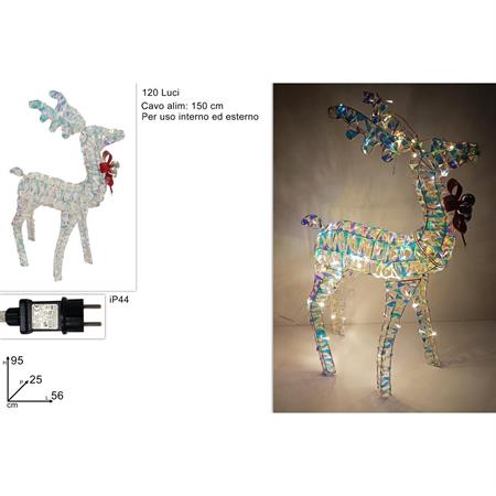 RENNA RAINBOW CON LUCI 56X25X95CM