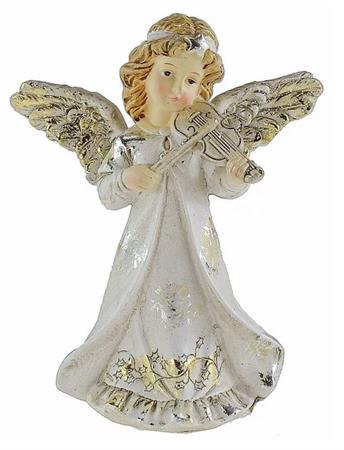 ANGELO CON VIOLINO IN RESINA 12 CM