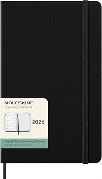 AGENDA MOLESKINE SETTIMANALE RIG. A5 NERO