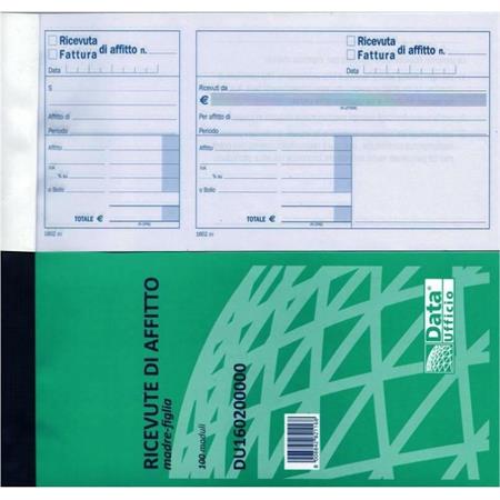 BLOCCO RICEVUTE AFFITTO MADRE/FIGLIA 1702