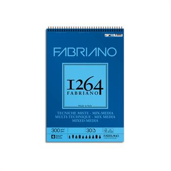 BLOCCO SCHIZZI FABRIANO A4 300GR TECNICHE MISTE 19100643