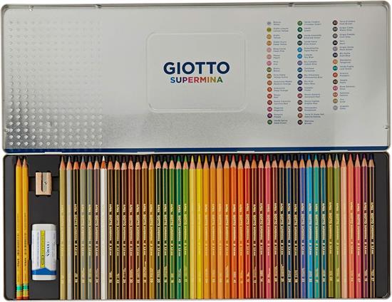 PASTELLI GIOTTO SUPERMINA DA 50 ASTUCCIO METALLO 237500