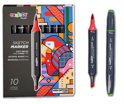 PENNARELLI CARIOCA SKETCH MARKER 10PZ   45241