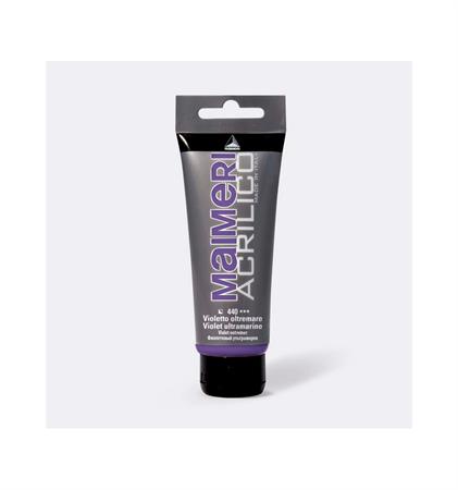 TUBO ACRILICO COLORE 75ML VIOLETTO OLTREMARE MAIMERI 440