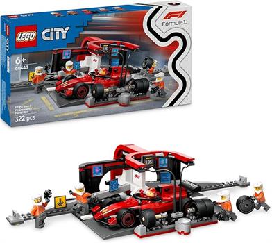 LEGO CITY PIT STOP FERRARI F1 60443