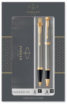 SET REGALO PENNA PARKER IM DUO FINITURE ORO NERO        2093217