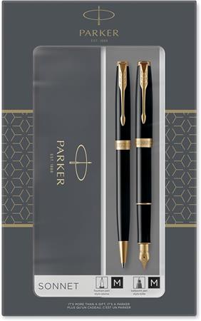 SET 2 PENNE PARKER SONNET DUO BLACK        2093371